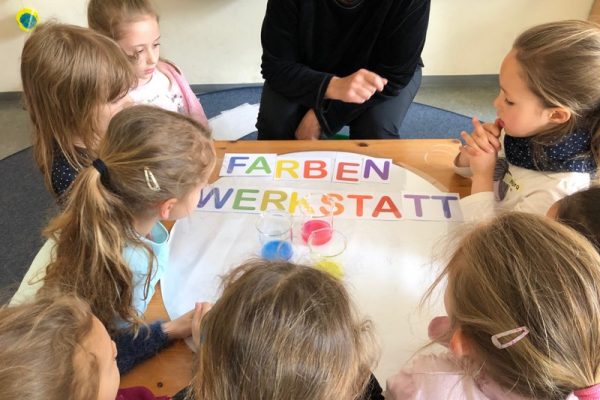 Die Klasse 1a an der Luitpoldschule bei MINTphilmal