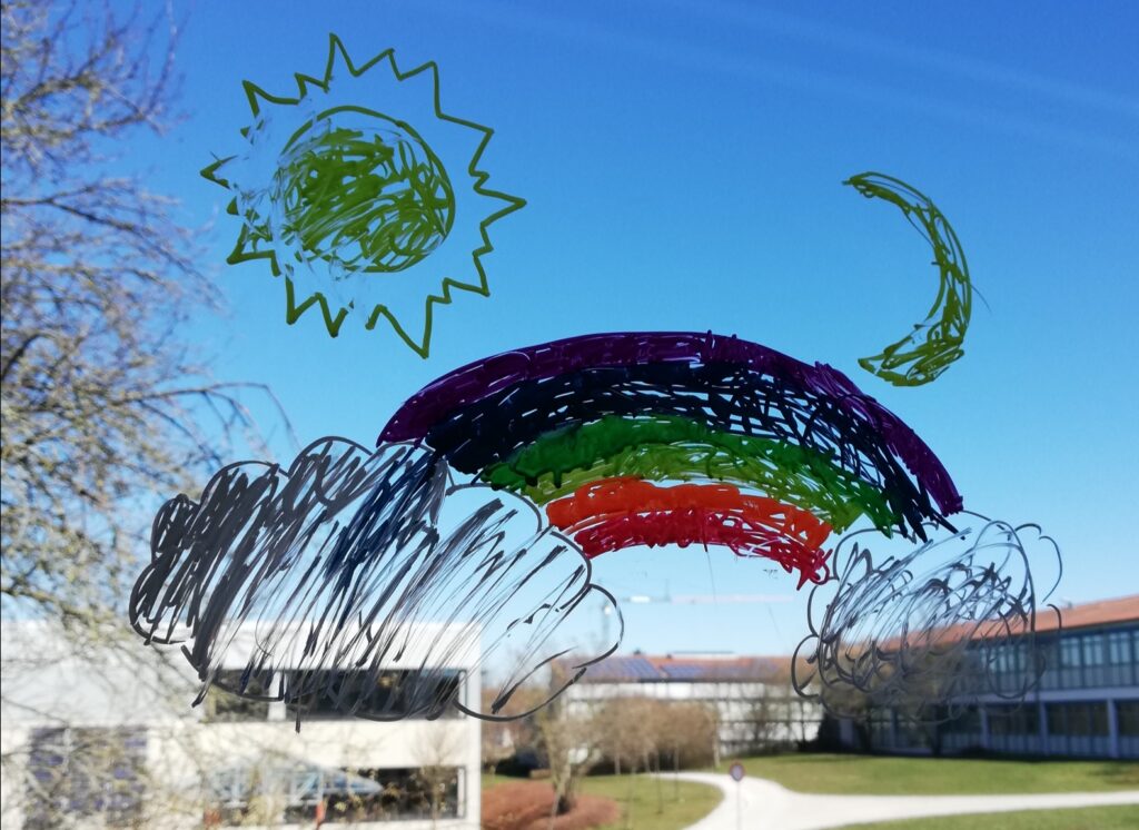 Regenbogen am Fenster