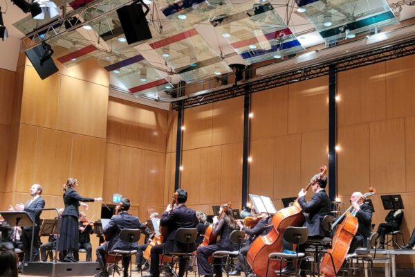 Hofer Symphoniker spielen auf der Bühne