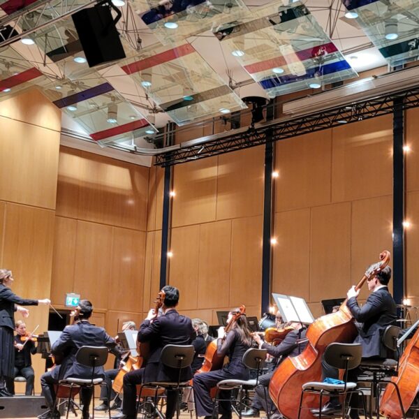 Hofer Symphoniker spielen auf der Bühne